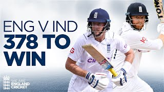 🤯 Record-Breaking Run Chase | 378 To Win | England v India 2022