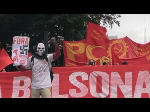 Bolsonaristas vuelven a pedir "golpe" en día de protestas contra Jair Bolsonaro