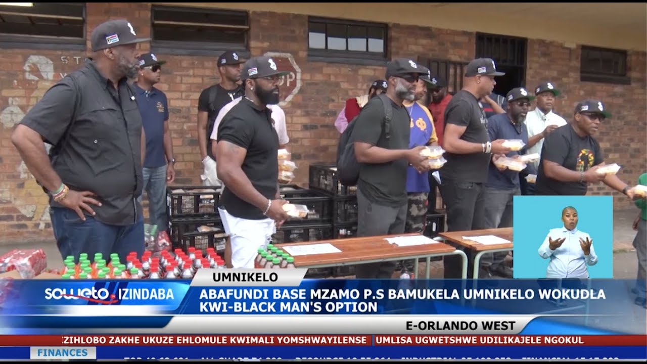 SOWETO TV NEWS | ABAFUNDI BASE MZAMO P.S BAMUKELA UMNIKELO WOKUDLA KWI-BLACK MAN’S OPTION