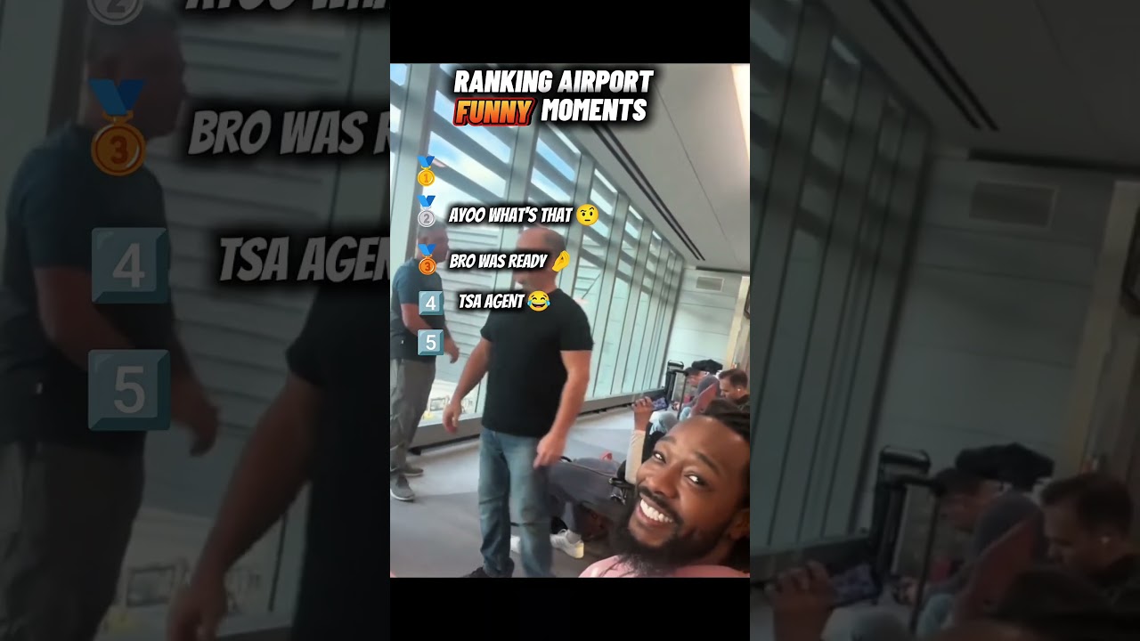 Viral Funny AIRPORT Moments! 😂 #airport #funny #ranking #shorts