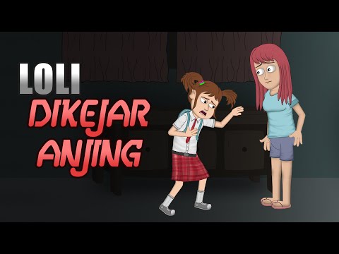 Dikejar Anjing - Animasi Sekolah Lucu - Naya & Loli