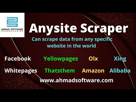 Scrape Data From Any Website || How To Scrape Data From All Kind of Websites