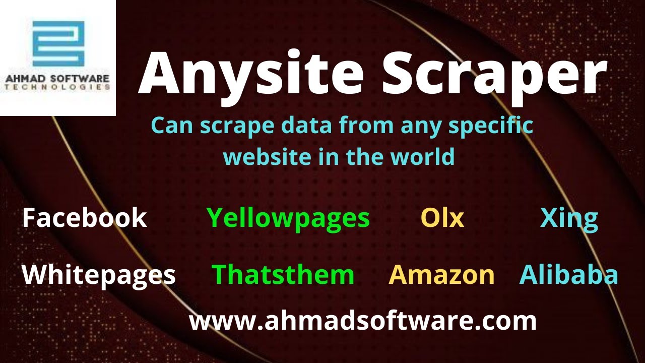 Scrape Data From Any Website || How To Scrape Data From All Kind of ...
