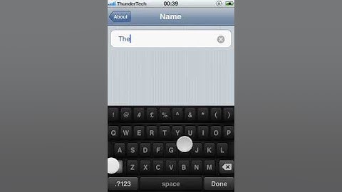 How to Rename Your iPhone/iPod Touch