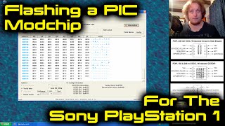 Sony PlayStation 1 Modchip PIC 12C508A Flashing