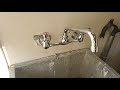 Como remplazar llave de pared , replacing wall faucet 8 on center