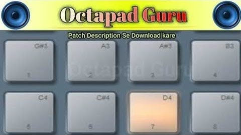 Dugan Tabla Patch | drum machine | mobile octapad | spd 30 tone | octapad online | Octapad Guru|