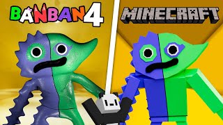 RECRIEI CENAS DE GARTEN OF BANBAN 4 NO MINECRAFT