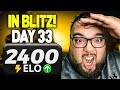My Opponent's 1.b4 is Too Strong | Blitz Challenge to 2400 ELO Day 33
