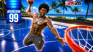 What a 99 STRENGTH + 99 DRIVING DUNK Build looks like in NBA 2K26…