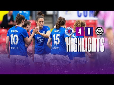 Highlights | Rangers Women 4-0 Partick Thistle | 19 May 2024