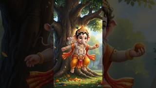 ​Playful Bal Ganesha Jumping from Tree! 🌸 | Cute Animation #Divine #Spiritual