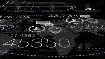 Abstract Elements Of Infographics With Alpha Channel