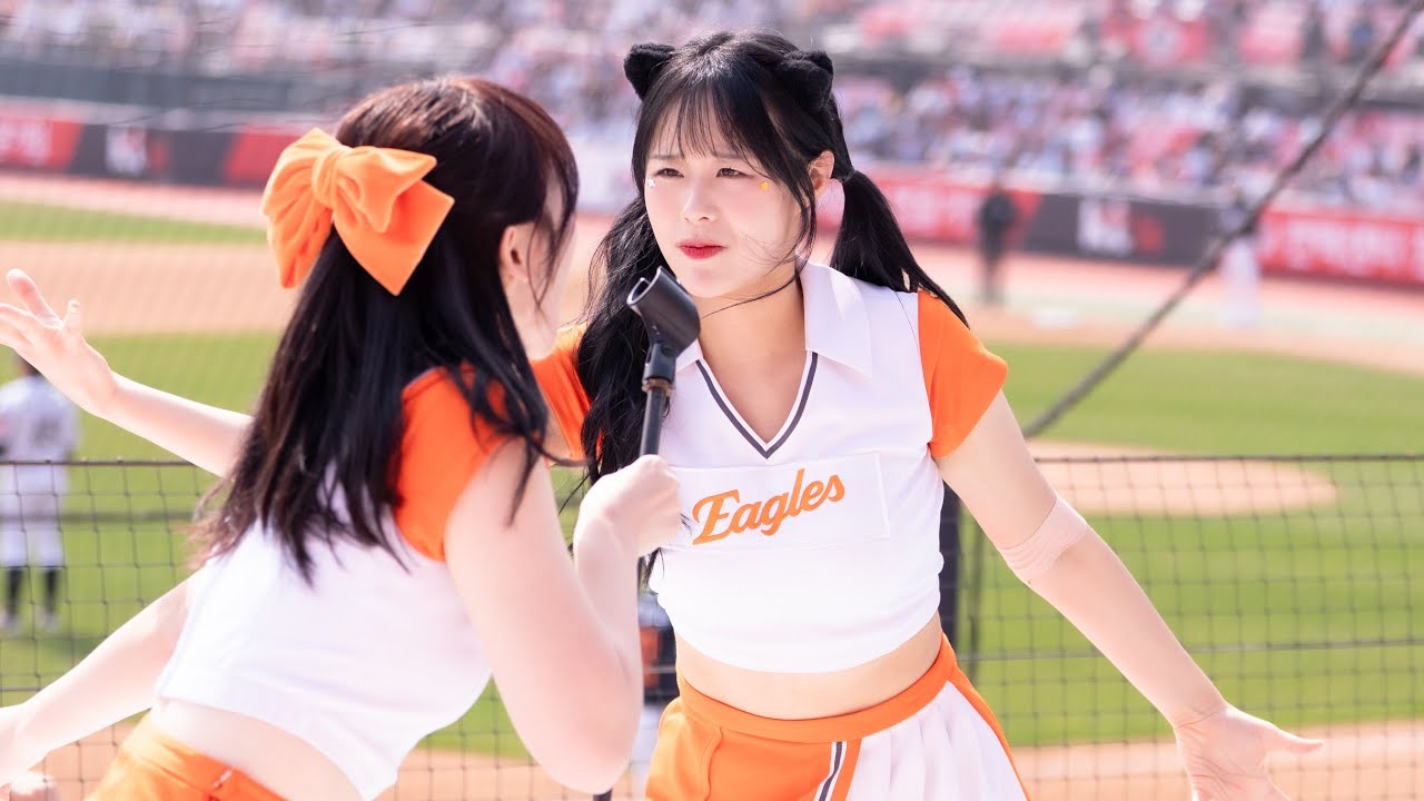 한화이글스 치어리더 응원 스케치 (Full) 250323 4k