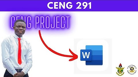 Steps to write-up Ceng project Using Microsoft word || Avoid these common mistakes || Well explained