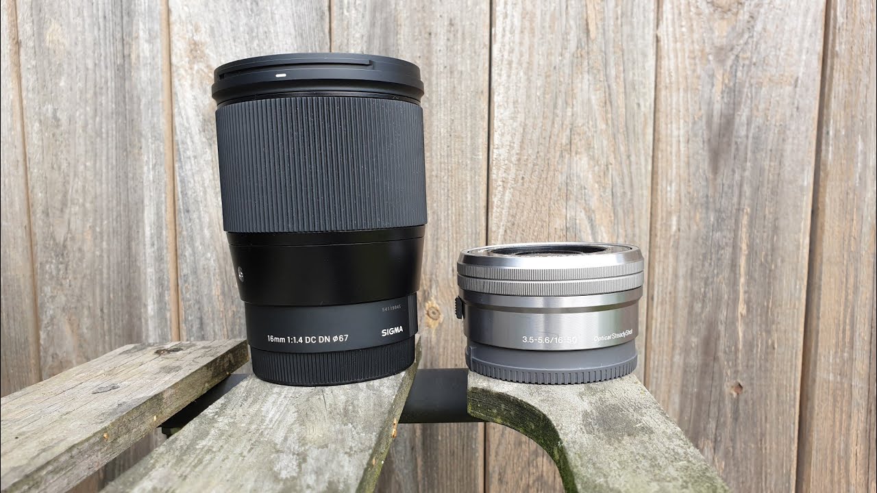 Sigma 16mm f/1.4 vs. Sony 16-50mm Kit Lens Comparison