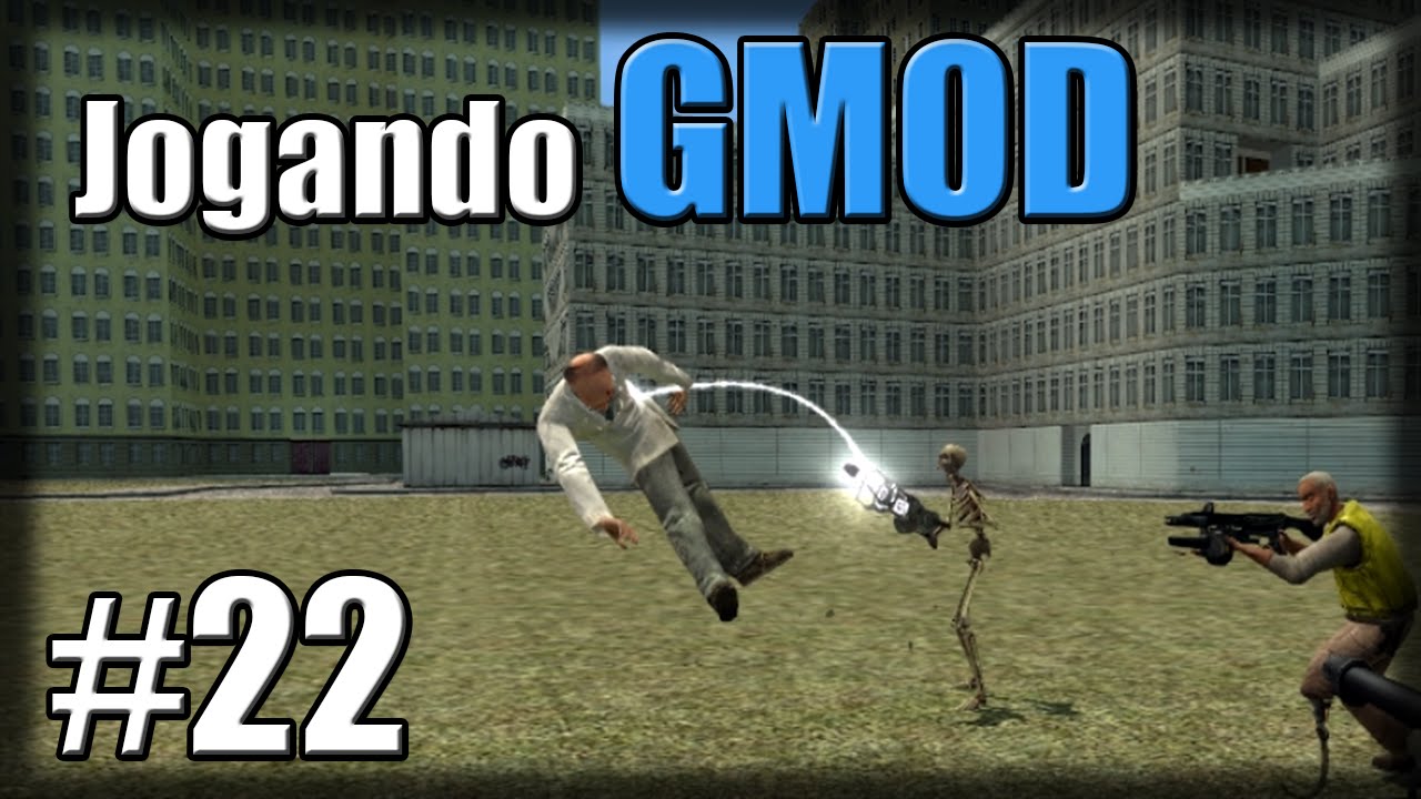 Loucura GMOD - A Corrida dos MACACOS, Centopeia SHREK, Steves e BOMBAS!! 