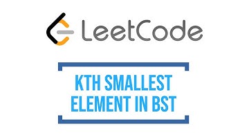 Kth Smallest Element in BST - Leetcode