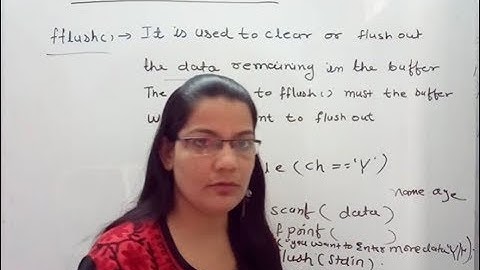 fflush function in C in Hindi   Lec-72|C Programming Tutorial in Hindi