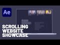 How to Make a Scrolling Website Showcase in Adobe After Effects