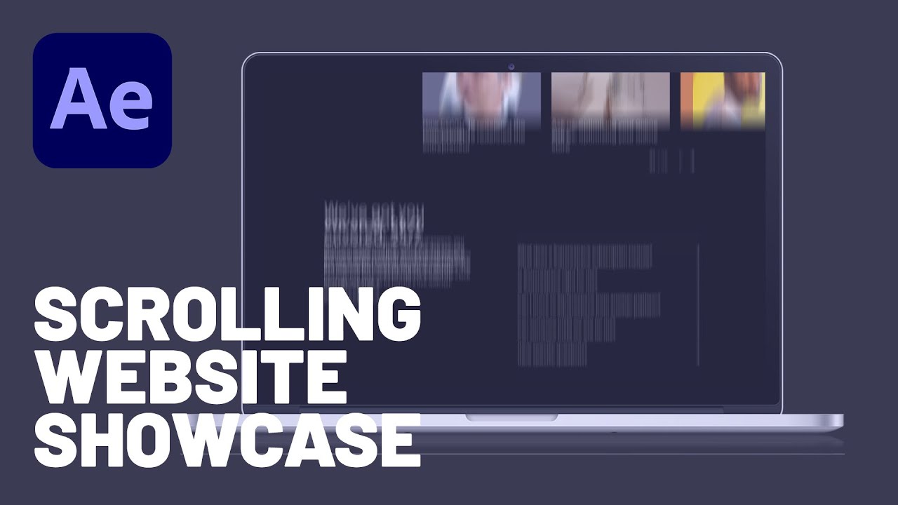 How to Make a Scrolling Website Showcase in Adobe After Effects - YouTube