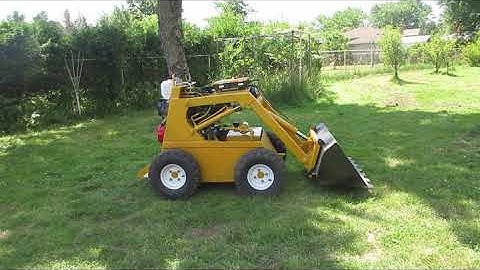 HOMEMADE skid steer loader with radio remote control