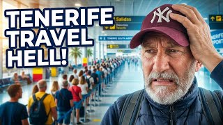 Join me on my travel day in Tenerife airport and witness the massive queues for non EU members .