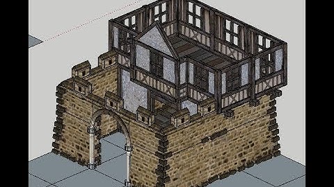 Age of Empires Architecture Modelling Tutorial - Frank Barracks - Part 2