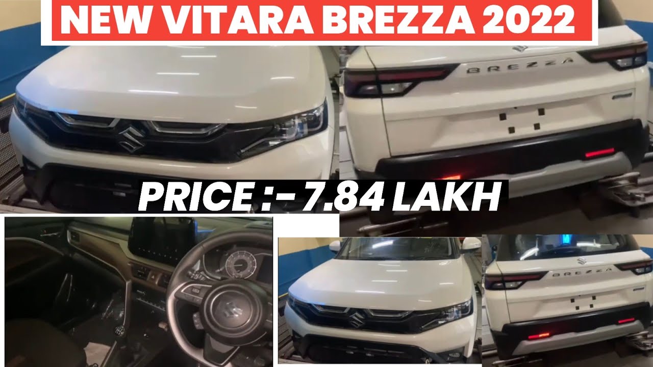 Brezza 2022 Launch Date Confirmed l Brezza 2022 facelift with sunroof and headup display l MRCars