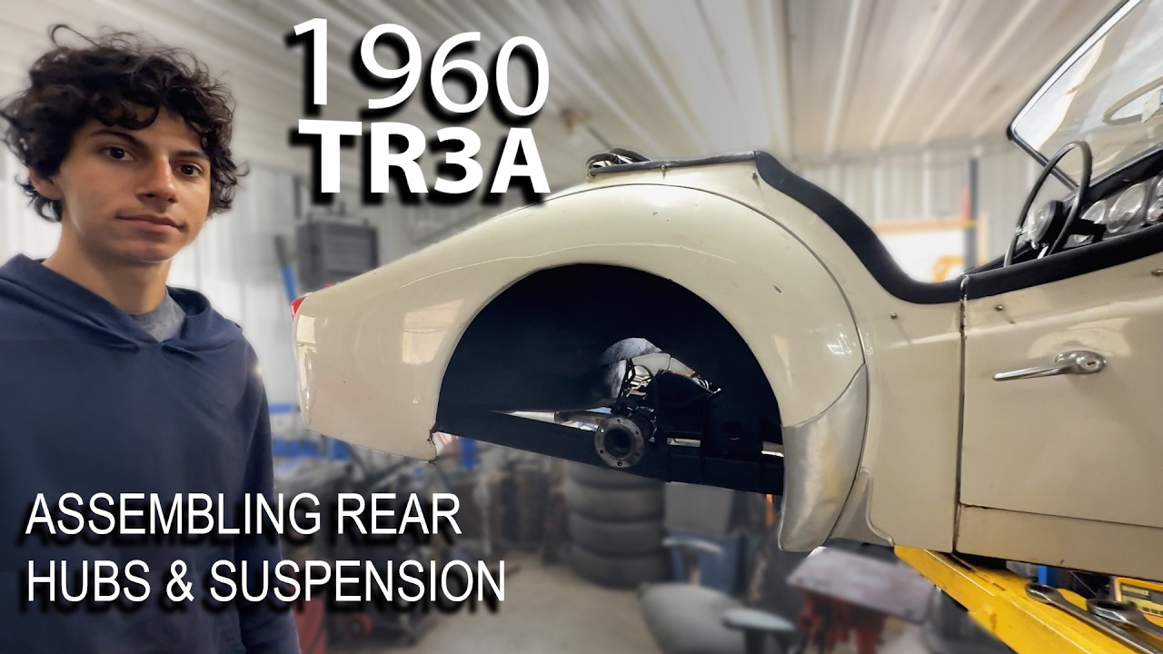 How To Set the Endplay on the Rear Hubs - 1960 TR3A - Part 11