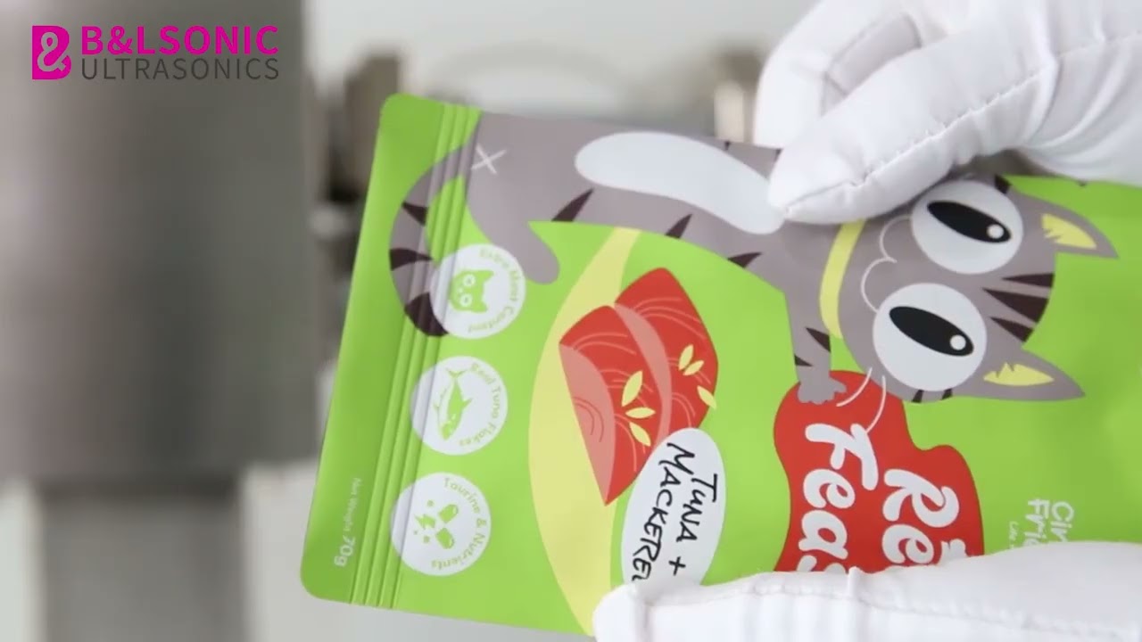 Ultrasonic Welding for Pet Wet Food Packaging Pouches | Leak-Proof & Clean Sealing