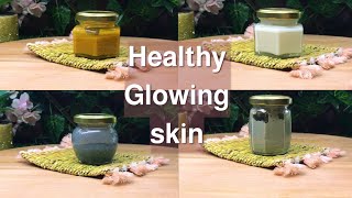 4 Face Masks Fight Acne , Clear , Unifie And Brighten Skin