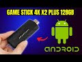 O Novo Game Stick 4K X2 Plus tem Sistema Android Nativo - Demonstração Rápida