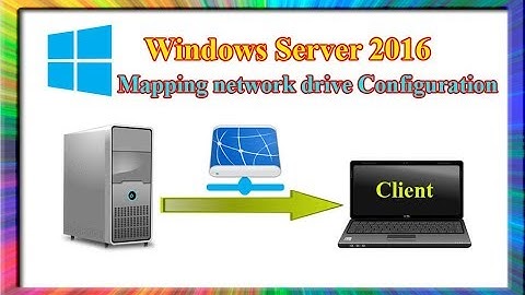 how to map a network drive using group policy in windows server 2016