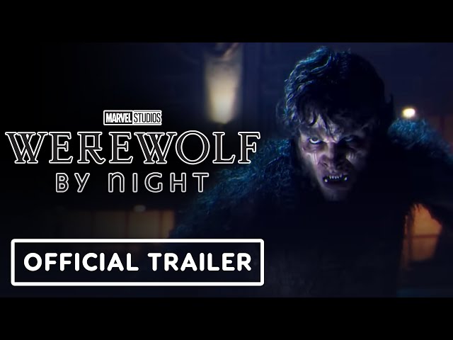 What happens during the Werewolf By Night official trailer?