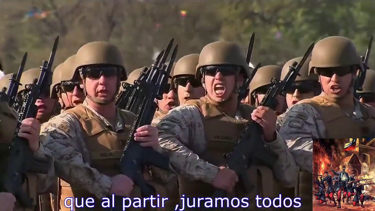 Adiós al Séptimo de Línea desfile  Letra