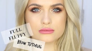 FROM SPARSE TO FULL FLUFFY BROWS TUTORIAL | Jordan Bone