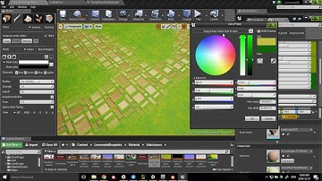 UE4 - Painting Procedural Materials