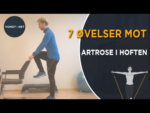 7 Øvelser Mot Artrose/Slitasje i Hoften