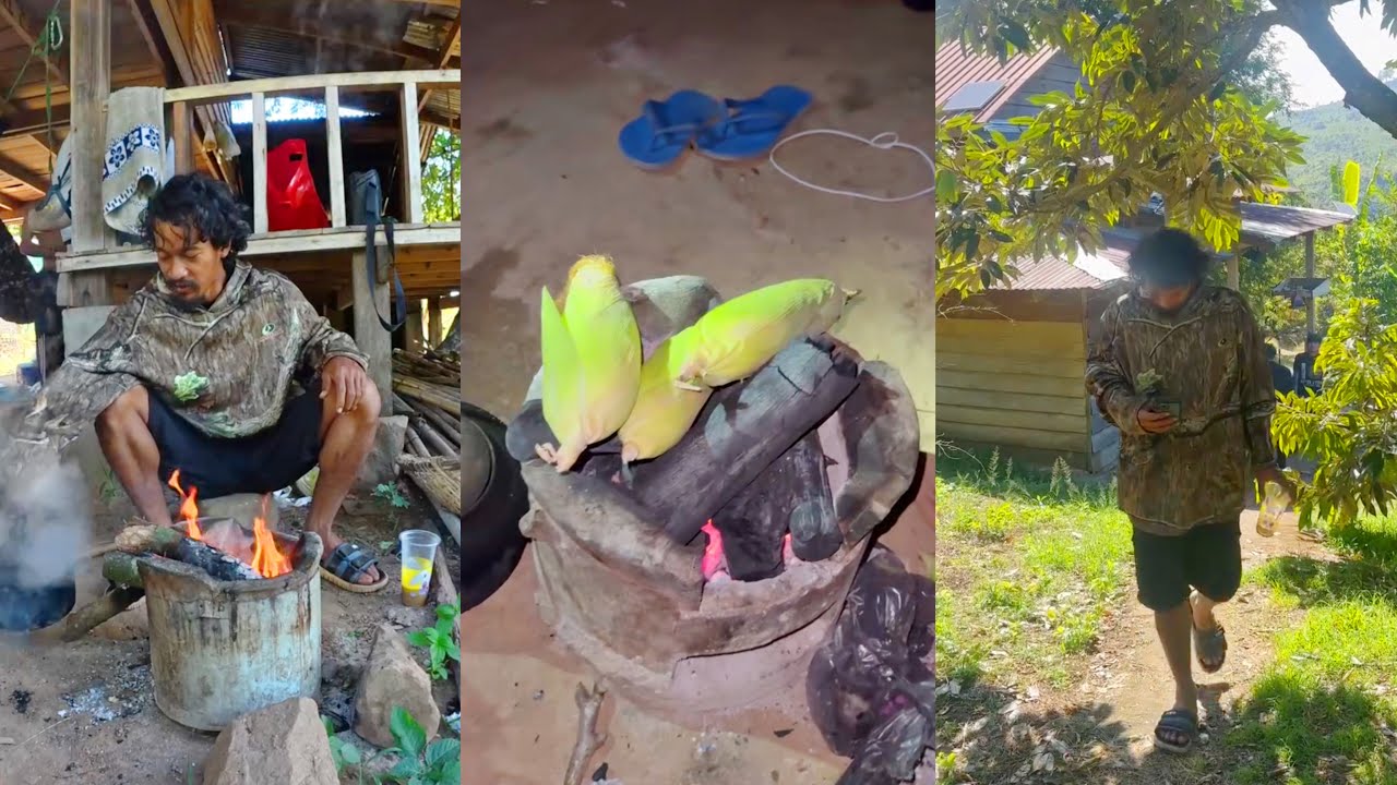 រកត្រីនៅលេីភ្នំទឹកធ្លាក់ឪម៉ាល់ Find fish At The Top of the Mountain at the Aumal waterfall