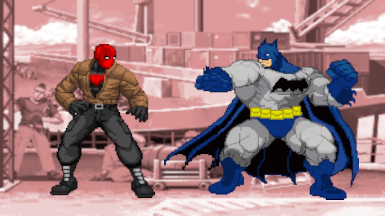 REDHOOD VS THE DARK KNIGHT | DC MUGEN - YouTube
