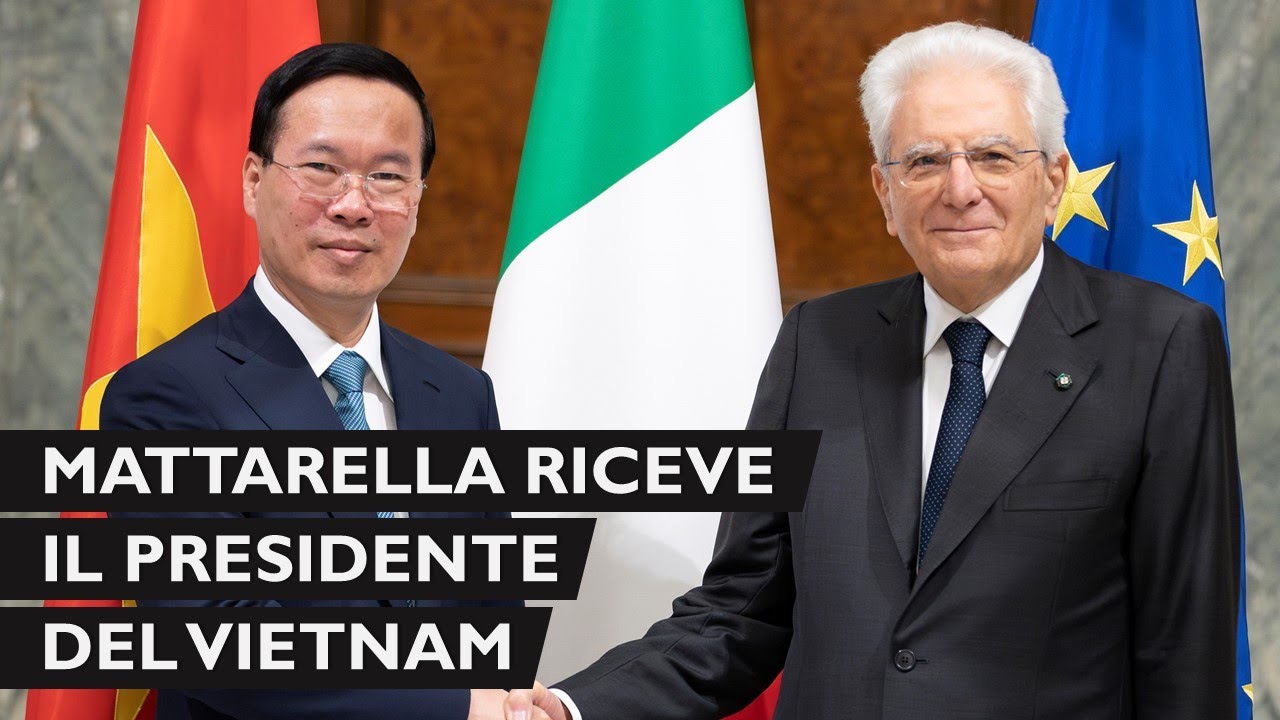 Mattarella incontra il Presidente della Repubblica Socialista del Vietnam