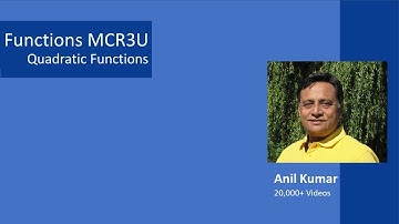 Functions Parabolic Path Equation Domain Range Application