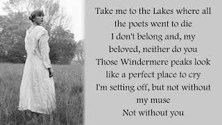 Taylor Swift - the lakes (original version) (Lyrics)