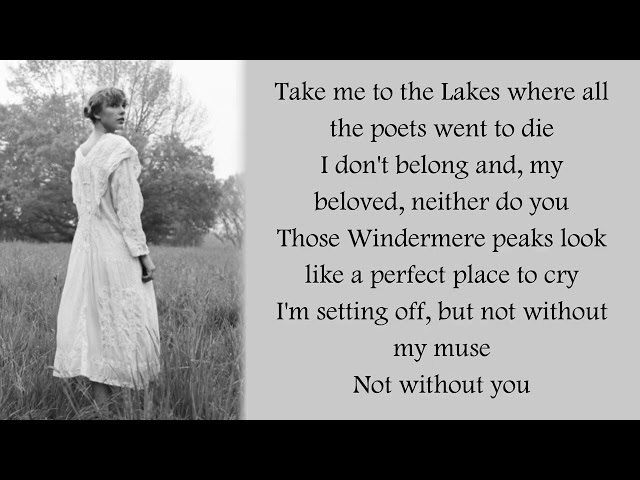 Taylor Swift - the lakes (original version) (Lyrics) class=