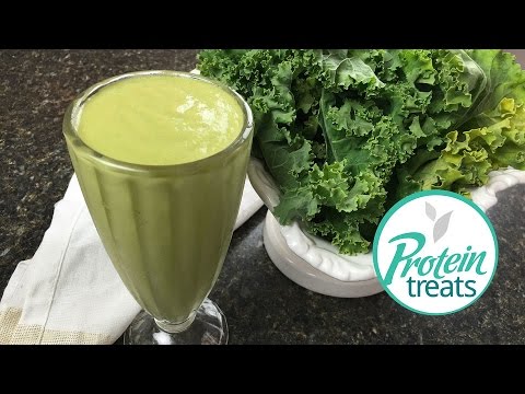 kale-pineapple-protein-smoothie,-high-protein-&-low-sugar!---protein-treats-by-nutracelle