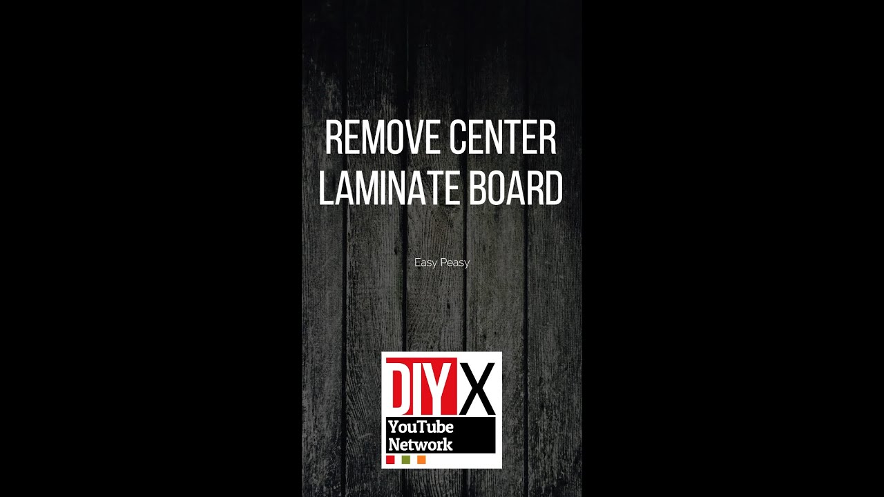 Remove Center Laminate Floor Board | 