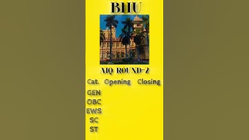 BHU Cutoff 2025 | BHU BAMS ROUND-2 Cutoff 2025 #bhu #aiiagoa  #doctor #neet #shorts #cutoff2025