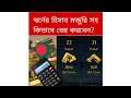 স্বর্নের হিসাব মজুরি সহ কিভাবে বের করবেন?