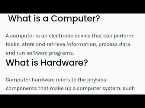Computer Basics: Hardware and Software | Easy Explanation for Students